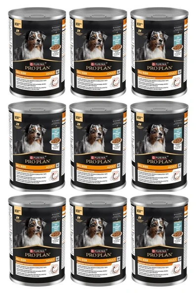 Pro Plan Balıklı Yetişkin Köpek Konservesi 400 Gr*9 Adet ürün görseli
