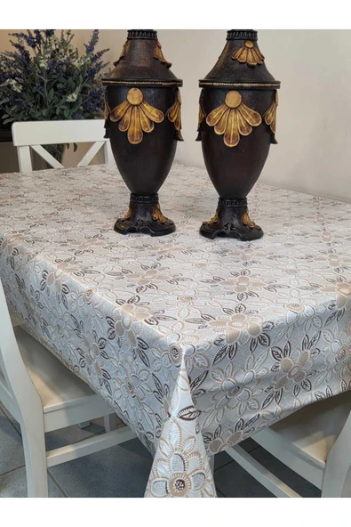 Ithal Pvc Muşamba - Desenli Silinebilir Masa Örtüsü - Resim 2