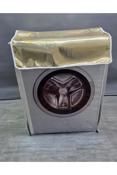 Kumaş Dokulu PVC Çamaşır & Kurutma Makinesi Örtüsü – Su Geçirmez, Dayanıklı ve Modern Tasarım - Resim 6