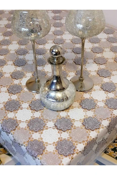 İTHAL PVC MUŞAMBA - DESENLİ SİLİNEBİLİR MASA ÖRTÜSÜ - Resim 2