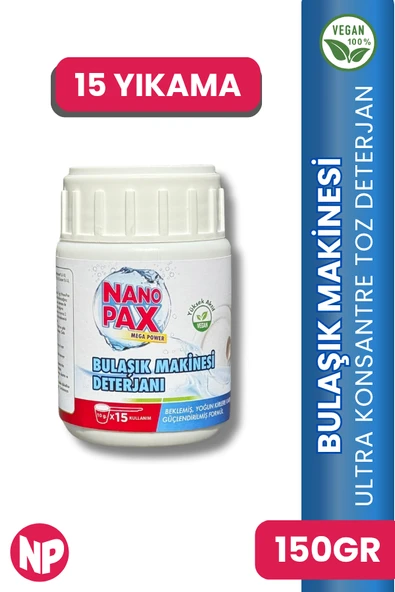 BULAŞIK MAKİNESİ PARLATICILI TOZ DETERJAN 150 GR ürün görseli 1