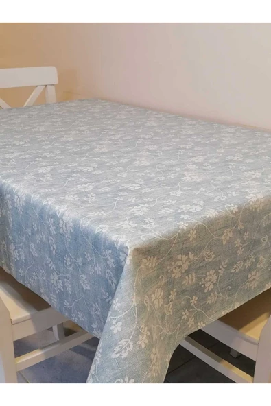 Elyaflı Pvc Muşamba - Desenli Silinebilir Masa Örtüsü - Resim 2