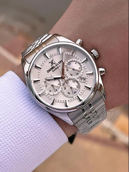 Daniel Klein İç Fonksiyonları Aktif 30 Mt Suya Dayanıklı 2 Yıl Garantili Erkek Kol Saati FG.13351.1 - Resim 3