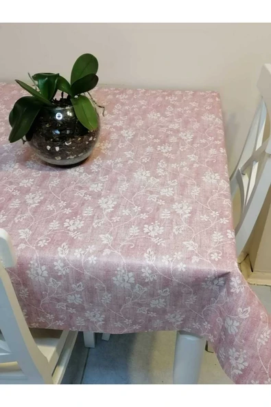Elyaflı Pvc Muşamba - Desenli Silinebilir Masa Örtüsü - Resim 4