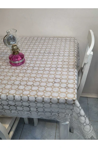 Ithal Pvc Muşamba - Desenli Silinebilir Masa Örtüsü - Resim 8