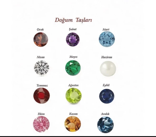 925 Gümüş -  Harfini ve Doğum Taşını Seç Bileklik - Resim 2