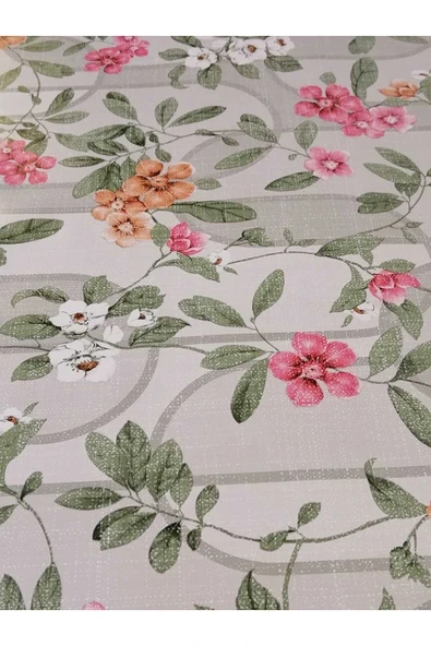 Elyaflı Pvc Muşamba - Desenli Silinebilir Masa Örtüsü - Resim 6