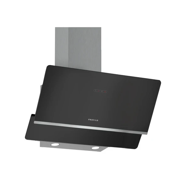 Profilo DVK8J661 80 CM Duvar Tipi Davlumbaz Siyah ürün görseli