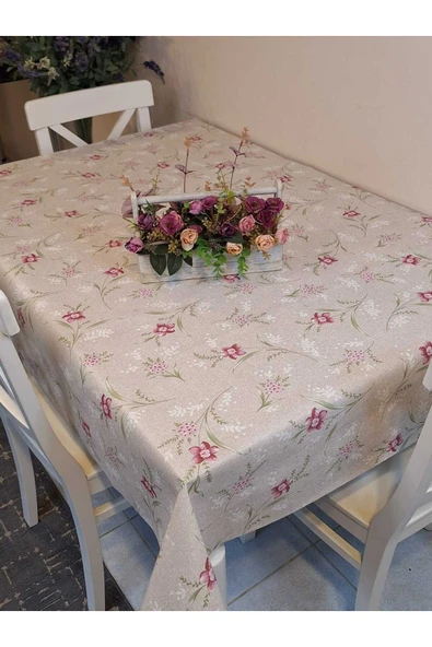 Elyaflı Pvc Muşamba - Desenli Silinebilir Masa Örtüsü ürün görseli