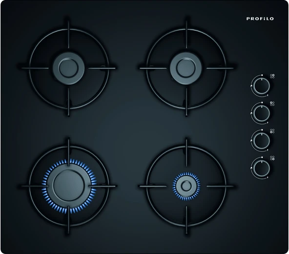 Profilo OO36P6O10D Ankastre Ocak Siyah ürün görseli