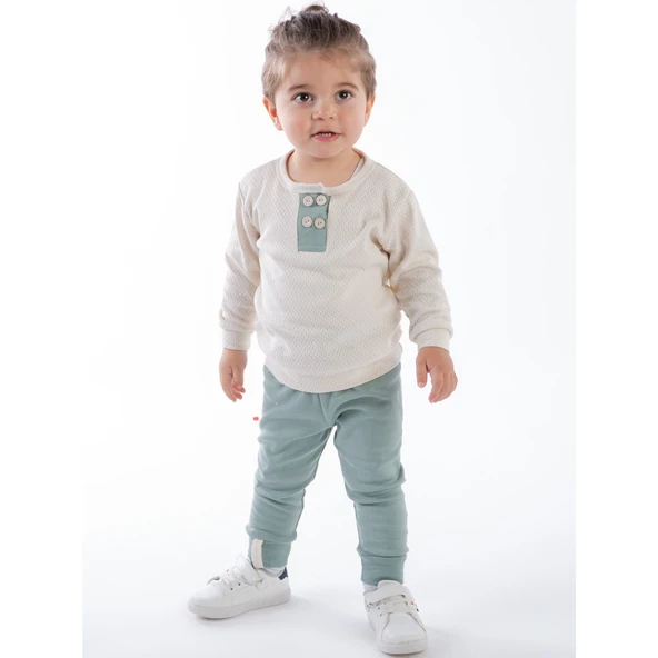 Mint Yeşili Erkek Bebek Takımı ürün görseli