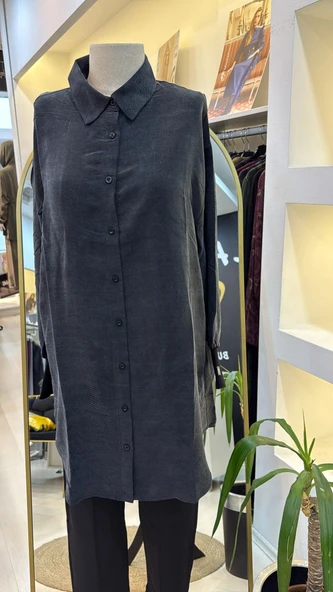 invee  Terra Kadın Gömlek 7178 siyah - Resim 5