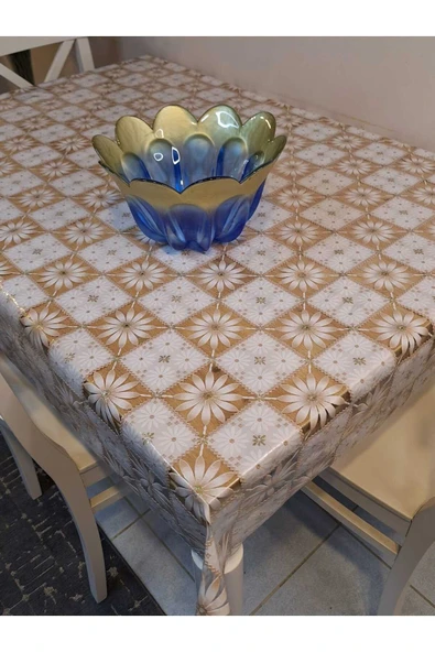 İTHAL PVC MUŞAMBA - DESENLİ SİLİNEBİLİR MASA ÖRTÜSÜ - Resim 3