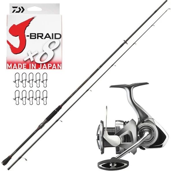 Daiwa Ballistic 274cm 14-42gr - Daiwa Exceler 23 LT 3000 Spin Olta Seti ürün görseli