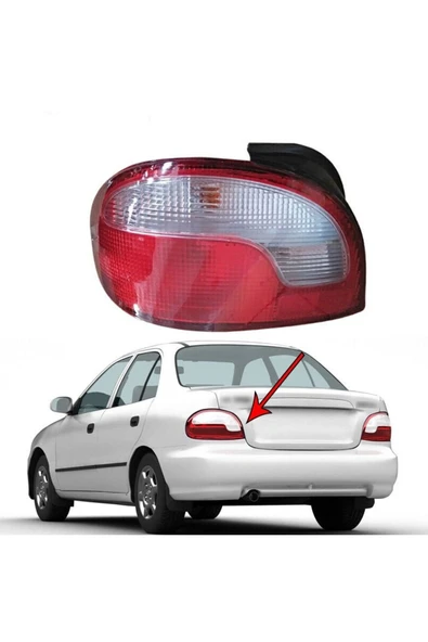 Stop Takım Sağ Sol Hyundaı Accent Yumurta Kasa 1998-2000 - Resim 6