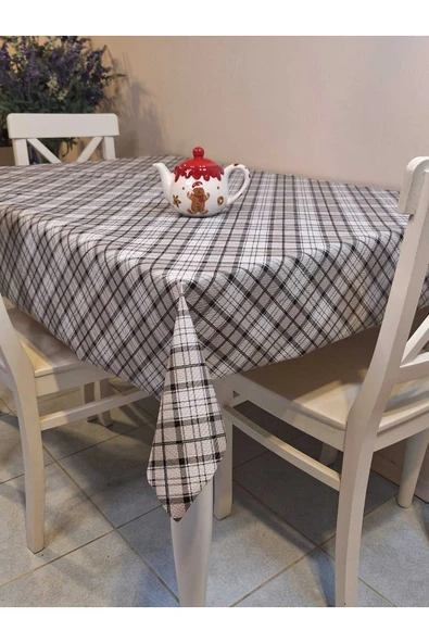 KAYDIRMAZ TABANLI PVC MUŞAMBA - DESENLİ SİLİNEBİLİR MASA ÖRTÜSÜ - Resim 3