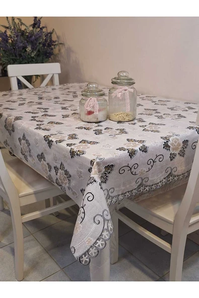 Ithal Pvc Muşamba - Desenli Silinebilir Masa Örtüsü ürün görseli