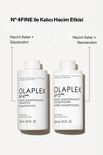 Olaplex Complete Bond Repair for Fine Hair Care Set - İnce Telli Saçlar İçin Bağ Güçlendiren Bakım Seti - Resim 4