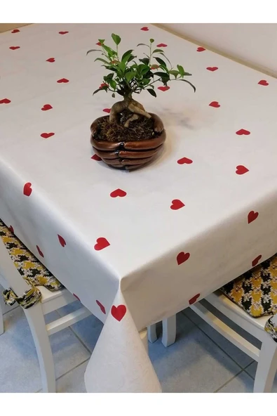 ELYAFLI PVC MUŞAMBA - DESENLİ SİLİNEBİLİR MASA ÖRTÜSÜ - Resim 3