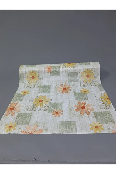 Desenli  Raf Ve Dolop Içi Örtüsü -  Kaymaz Raf Örtüsü 50cm X 500 Cm - Resim 6