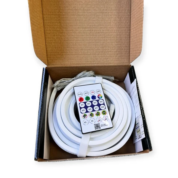 Cata CT-4567 Pixel Neon LED Set 5 Metre Renkli RGB Kumandalı - Resim 6