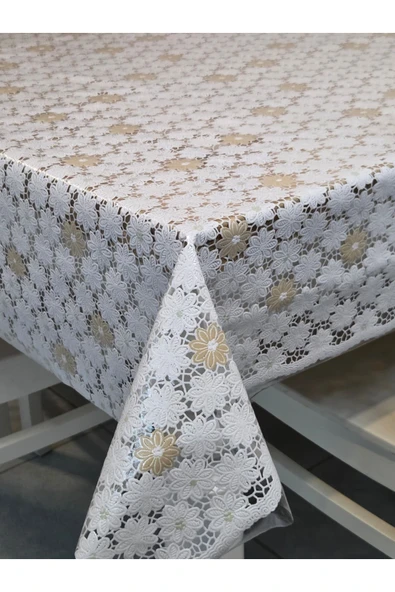 Ithal Pvc Muşamba - Desenli Silinebilir Masa Örtüsü - Resim 5
