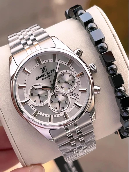 Daniel Klein İç Fonksiyonları Aktif 30 Mt Suya Dayanıklı 2 Yıl Garantili Erkek Kol Saati FG.13351.1 ürün görseli