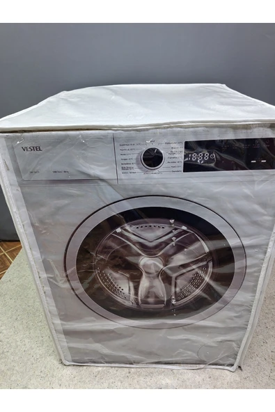 Şeffaf Pvc Çamaşır Ve Kurutma Makinesi Örtüsü – Şeffaf Kapaklı, Kumaş Dokulu, Su Geçirmez ürün görseli