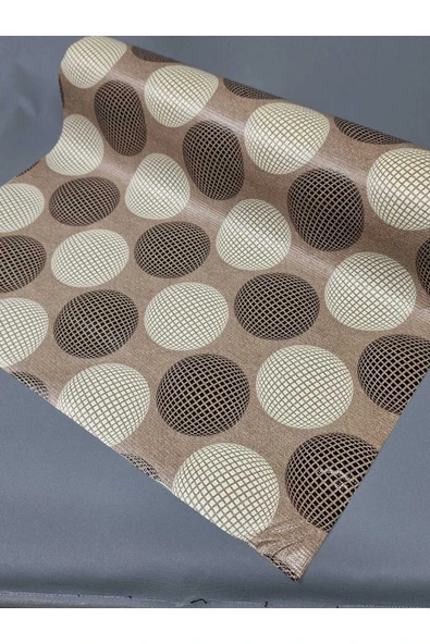 Desenli  Raf Ve Dolop Içi Örtüsü -  Kaymaz Raf Örtüsü 50cm X 500 Cm - Resim 3