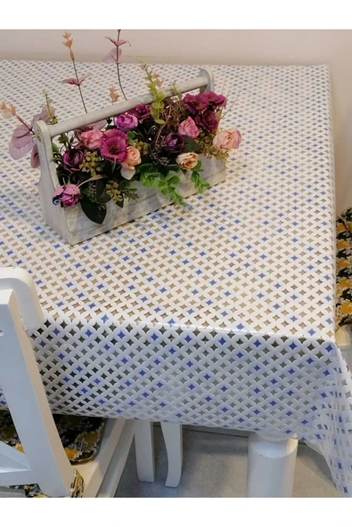 İTHAL PVC MUŞAMBA - DESENLİ SİLİNEBİLİR MASA ÖRTÜSÜ - Resim 3