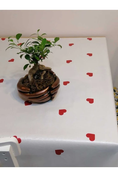 ELYAFLI PVC MUŞAMBA - DESENLİ SİLİNEBİLİR MASA ÖRTÜSÜ - Resim 5