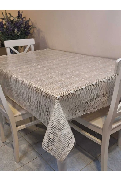 Ithal Pvc Muşamba - Desenli Silinebilir Masa Örtüsü - Resim 3