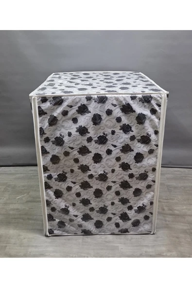 Kumaş Dokulu PVC Çamaşır & Kurutma Makinesi Örtüsü – Su Geçirmez, Dayanıklı ve Modern Tasarım - Resim 2