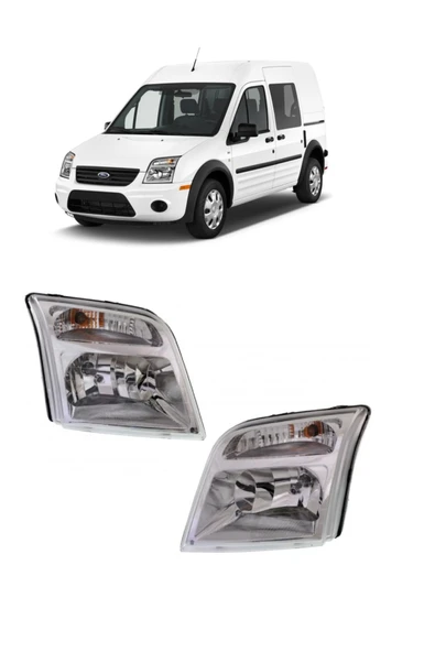 Ford Connect Sağ + Sol Ön Far Takımı Motorlu 2002-2013 ürün görseli 1