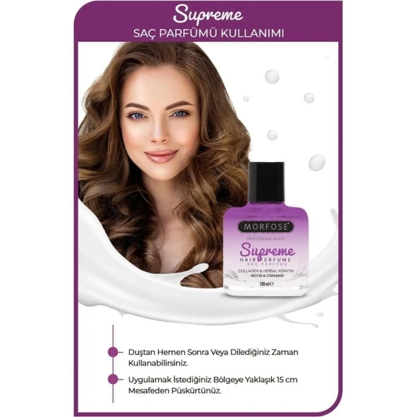 Morfose Supreme Saç Parfümü 100ml - Resim 3