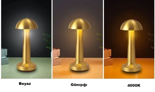 Cata CT-8430 Lizbon 3 Renk Şarjlı Masa Lambası açıklama - Resim 2