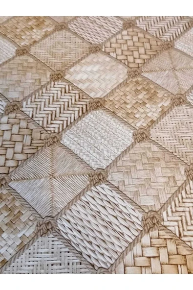 Elyaflı Pvc Muşamba - Desenli Silinebilir Masa Örtüsü - Resim 5