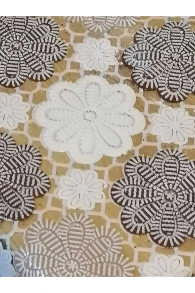 İTHAL PVC MUŞAMBA - DESENLİ SİLİNEBİLİR MASA ÖRTÜSÜ - Resim 5