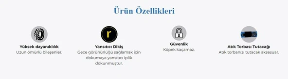 Rogz Utility Lijn XXL Roze Gezdirme Tasması - Resim 3