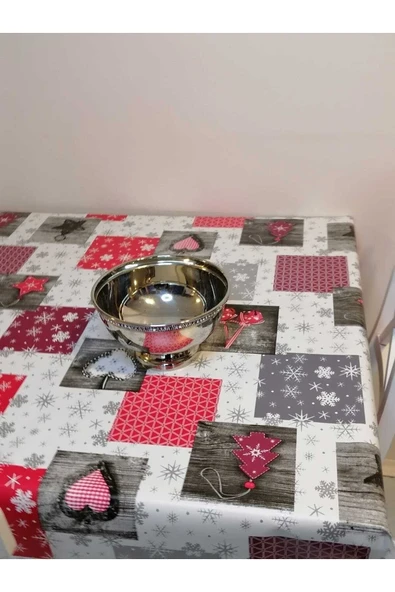 Elyaflı Pvc Muşamba - Desenli Silinebilir Masa Örtüsü - Resim 3