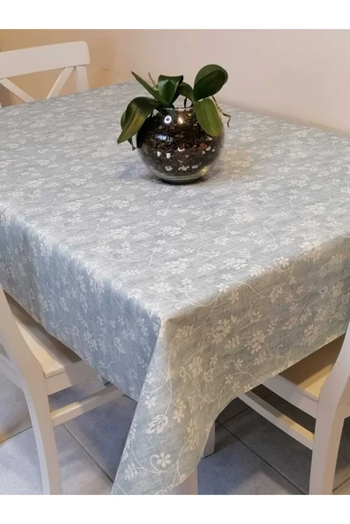 Elyaflı Pvc Muşamba - Desenli Silinebilir Masa Örtüsü ürün görseli