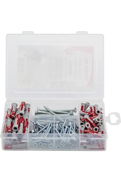 Fischer PROFI-BOX DuoPower Vidalı, 160 parça, 538622 - Resim 3