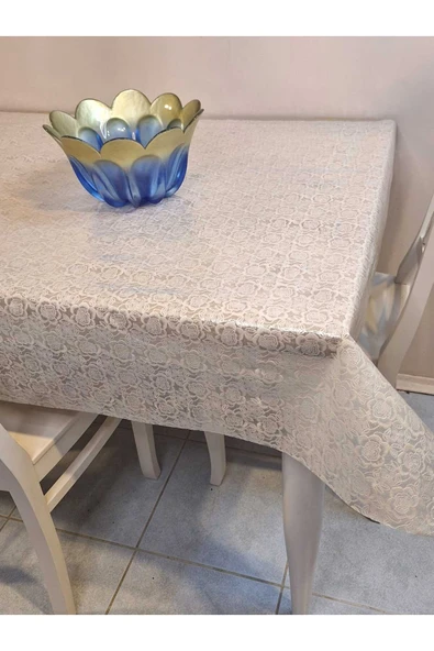 Ithal Pvc Muşamba - Desenli Silinebilir Masa Örtüsü - Resim 2