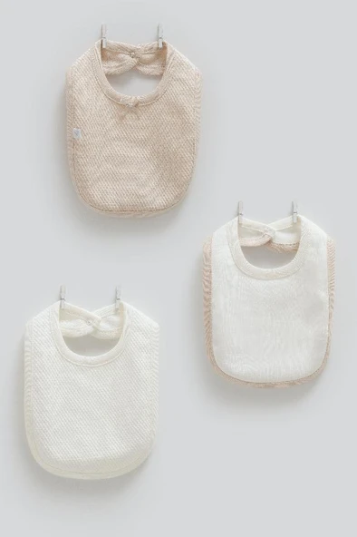 Caramell %100 Pamuk Love Feel 3'lü Mama Önlüğü CRML.ONK2002 ürün görseli