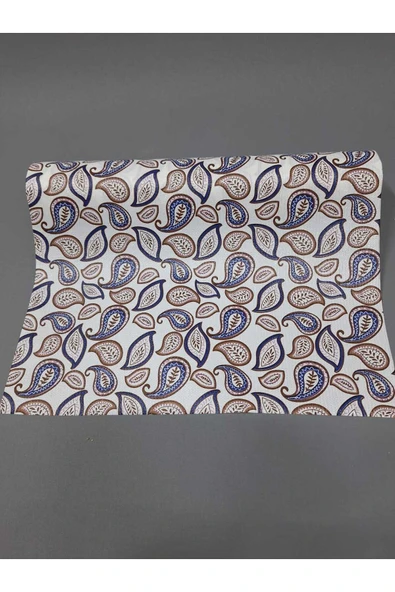 Desenli  Raf Ve Dolop Içi Örtüsü -  Kaymaz Raf Örtüsü 50cm X 500 Cm - Resim 2