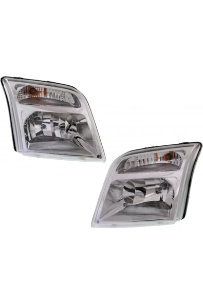 Ford Connect Sağ + Sol Ön Far Takımı Motorlu 2002-2013 - Resim 2