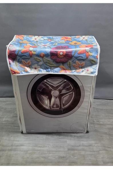 Kumaş Dokulu PVC Çamaşır & Kurutma Makinesi Örtüsü – Su Geçirmez, Dayanıklı ve Modern Tasarım - Resim 4