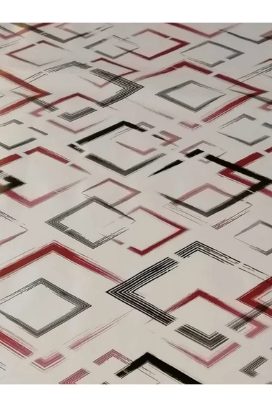 ELYAFLI PVC MUŞAMBA DESENLİ SİLİNEBİLİR MASA ÖRTÜSÜ - Resim 6