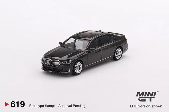 Mini GT BMW Alpina B7 xDrive Dravit Grey Metallic 619 - Resim 2