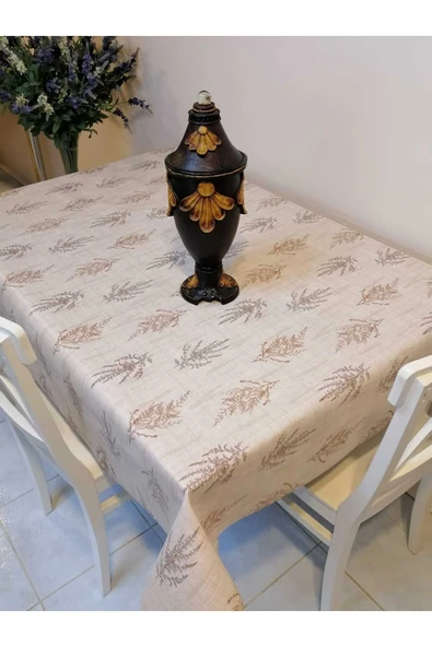 ELYAFLI PVC MUŞAMBA - DESENLİ SİLİNEBİLİR MASA ÖRTÜSÜ - Resim 3
